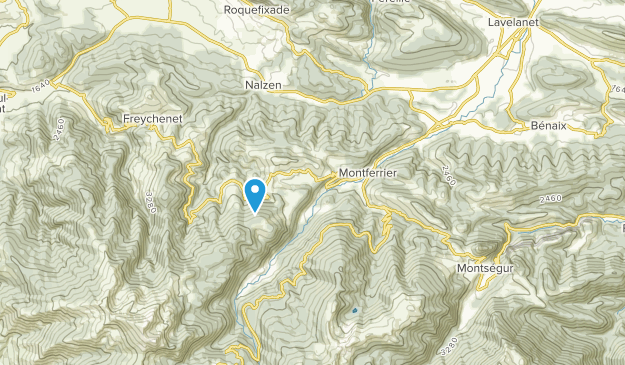 Montferrier, Occitanie Map