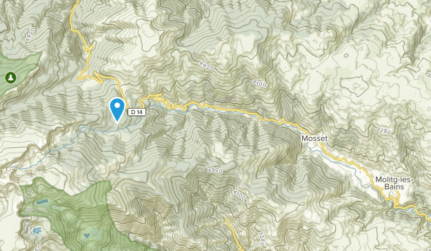 Mosset, Occitanie Map