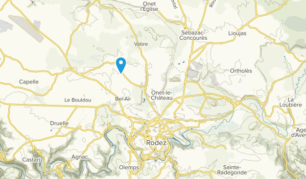 Onet-le-Château, Occitanie Map