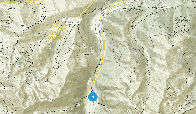 Oô, Occitanie Map