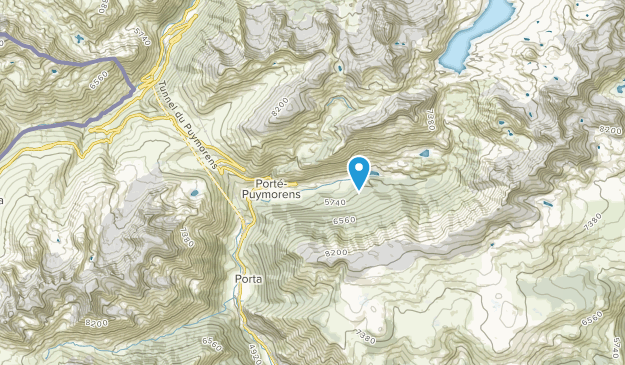 Porté-Puymorens, Occitanie Map