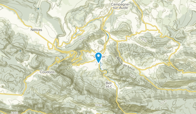 Quillan, Occitanie Map