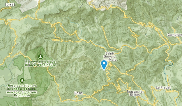 Rosis, Occitanie Map