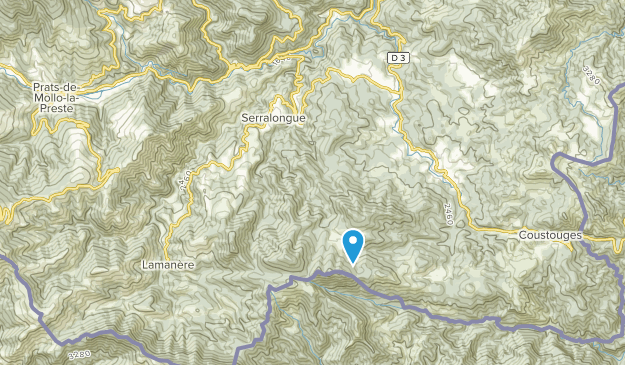 Serralongue, Occitanie Map