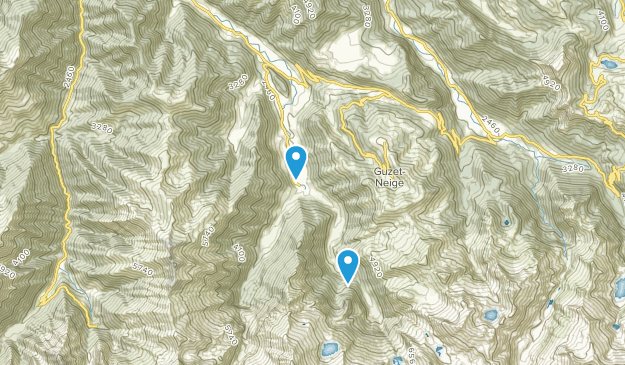 Ustou, Occitanie Map