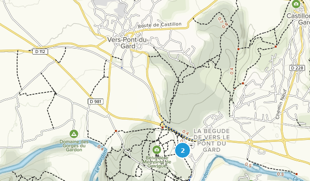 Vers-Pont-du-Gard, Occitanie Map