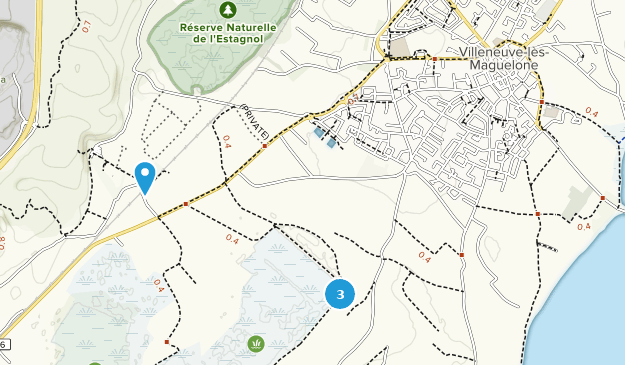 Villeneuve-lès-Maguelone, Occitanie Map