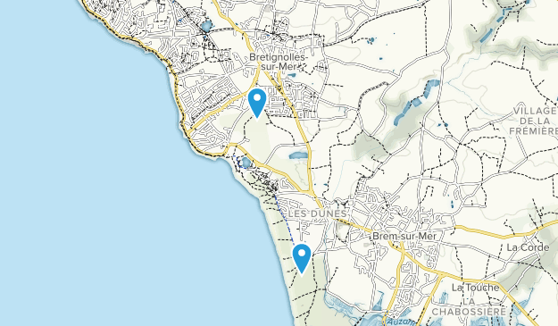 Bretignolles-sur-Mer, Pays de la Loire Map