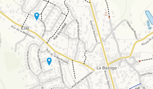 La Bazoge, Pays de la Loire Map