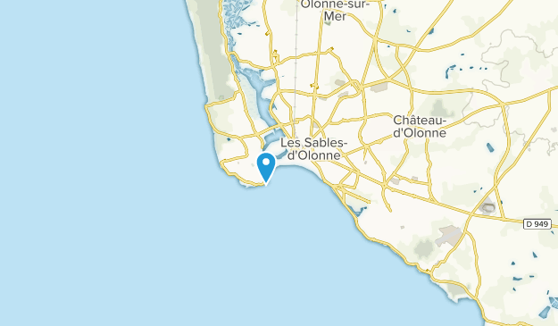 Les Sables-d'Olonne, Pays de la Loire Map