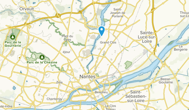 Nantes, Pays de la Loire Map