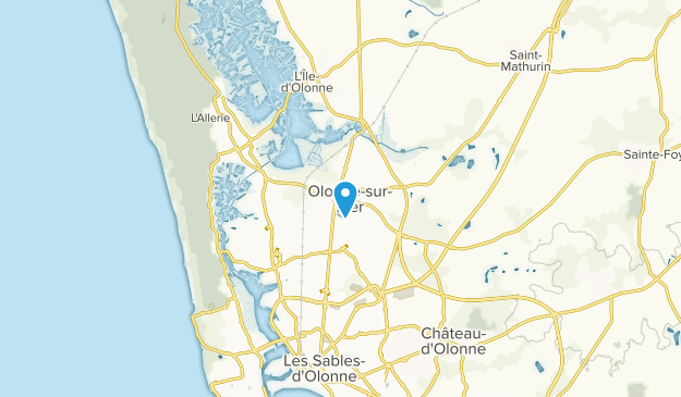 Olonne-sur-Mer, Pays de la Loire Map
