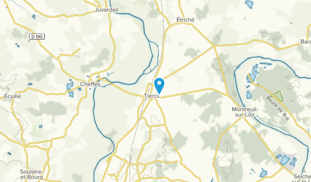 Tiercé, Pays de la Loire Map