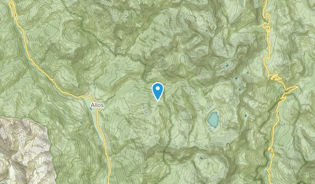 Allos, Provence-Alpes-Côte d'Azur Map