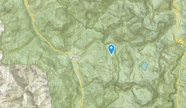 Allos, Provence-Alpes-Côte d'Azur Map