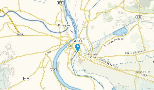 Arles, Provence-Alpes-Côte d'Azur Map