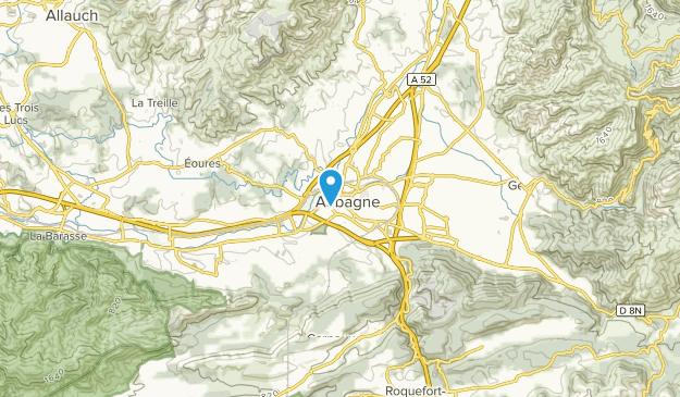 Aubagne, Provence-Alpes-Côte d'Azur Map