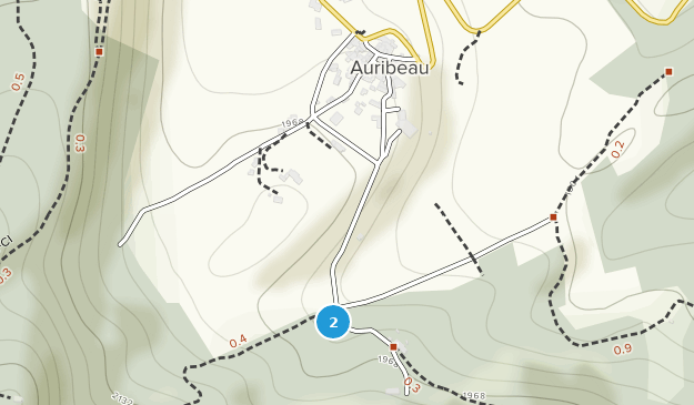 Auribeau, Provence-Alpes-Côte d'Azur Map