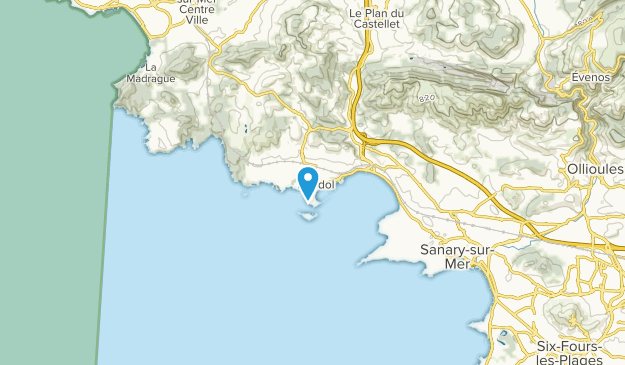 Bandol, Provence-Alpes-Côte d'Azur Map