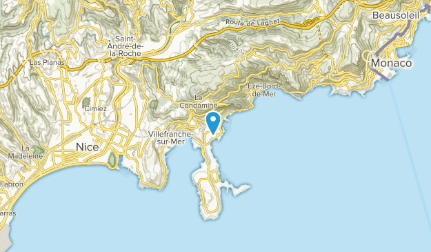 Beaulieu-sur-Mer, Provence-Alpes-Côte d'Azur Map