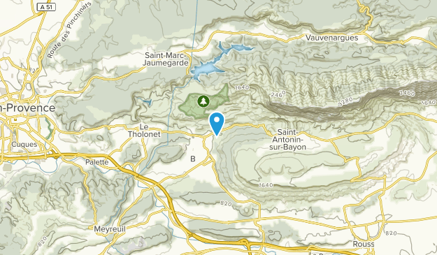 Beaurecueil, Provence-Alpes-Côte d'Azur Map