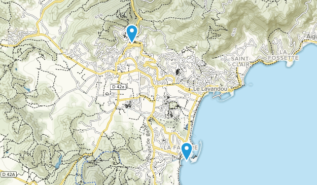 Bormes-les-Mimosas, Provence-Alpes-Côte d'Azur Map