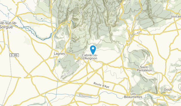 Cabrieres-D'Avignon, Provence-Alpes-Côte d'Azur Map