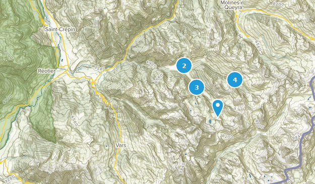 Ceillac, Provence-Alpes-Côte d'Azur Map