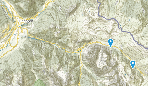 Cervières, Provence-Alpes-Côte d'Azur Map