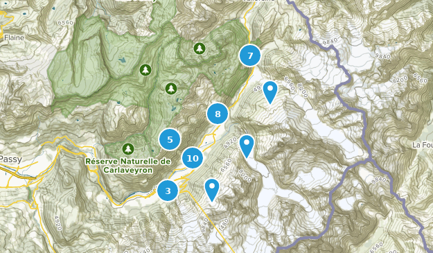 Chamonix-Mont-Blanc, Provence-Alpes-Côte d'Azur Map