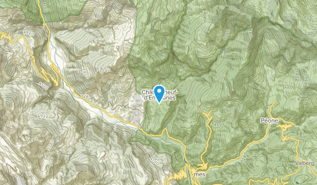 Châteauneuf-d'Entraunes, Provence-Alpes-Côte d'Azur Map