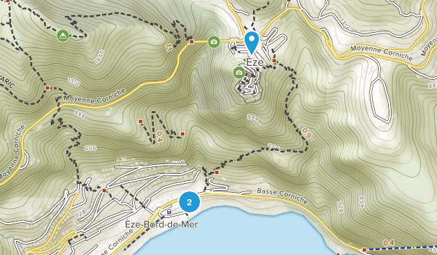 Èze, Provence-Alpes-Côte d'Azur Map