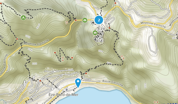 Èze, Provence-Alpes-Côte d'Azur Map