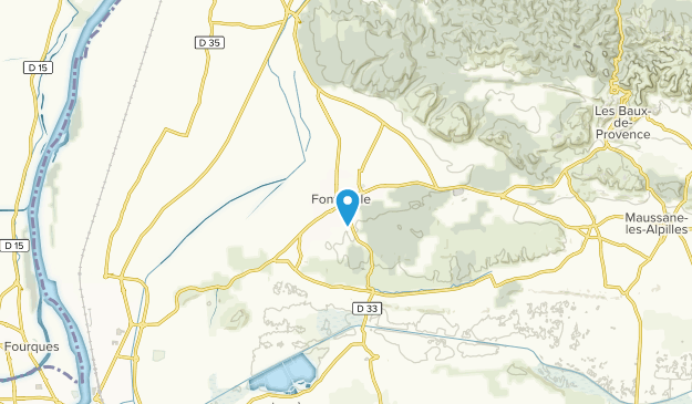 Fontvieille, Provence-Alpes-Côte d'Azur Map