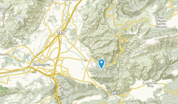 Gemenos, Provence-Alpes-Côte d'Azur Map