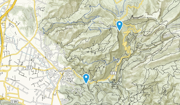Gemenos, Provence-Alpes-Côte d'Azur Map