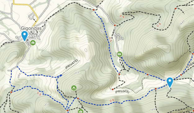 Gigondas, Provence-Alpes-Côte d'Azur Map