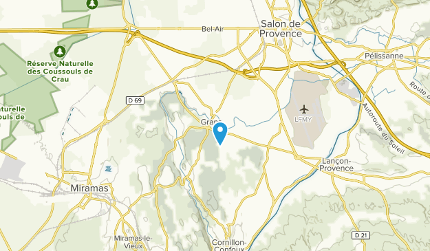 Grans, Provence-Alpes-Côte d'Azur Map