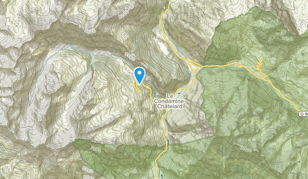 La Condamine-Châtelard, Provence-Alpes-Côte d'Azur Map