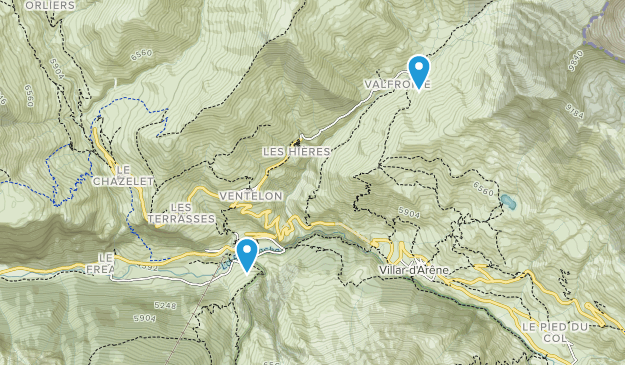 La Grave, Provence-Alpes-Côte d'Azur Map