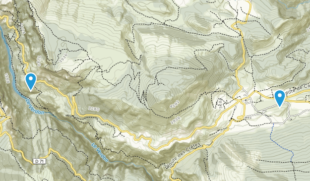 La Palud-sur-Verdon, Provence-Alpes-Côte d'Azur Map