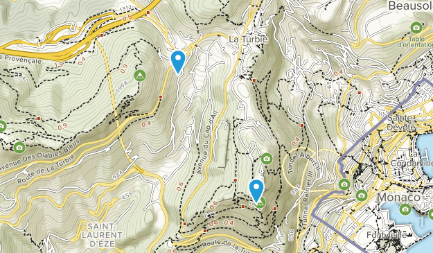 La Turbie, Provence-Alpes-Côte d'Azur Map