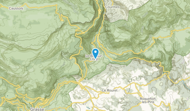 Le Bar-sur-Loup, Provence-Alpes-Côte d'Azur Map