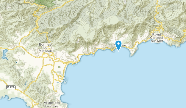 Le Lavandou, Provence-Alpes-Côte d'Azur Map