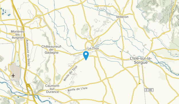 Le Thor, Provence-Alpes-Côte d'Azur Map