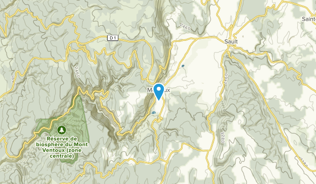 Monieux, Provence-Alpes-Côte d'Azur Map