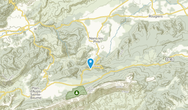 Nans-les-Pins, Provence-Alpes-Côte d'Azur Map