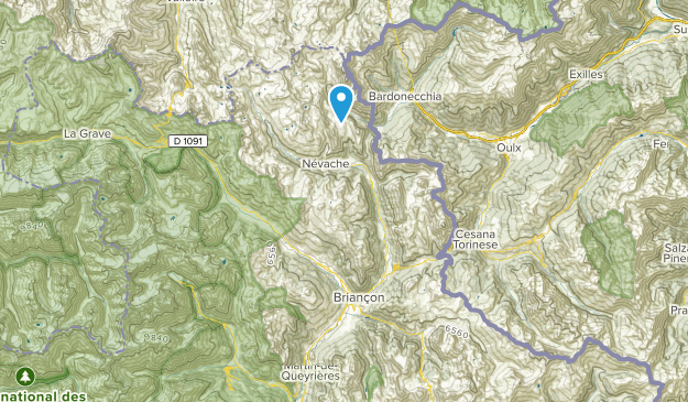 Névache, Provence-Alpes-Côte d'Azur Map