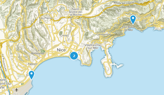 Nizza, Provence-Alpes-Côte d'Azur Map