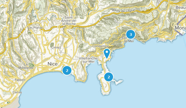 Nizza, Provence-Alpes-Côte d'Azur Map